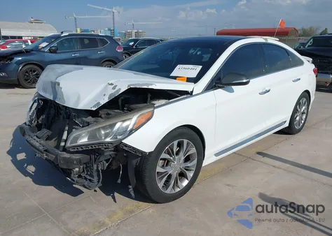2017 Hyundai Sonata Limited 2.0T из США, поврежденный, VIN 5NPE34AB2HH564199